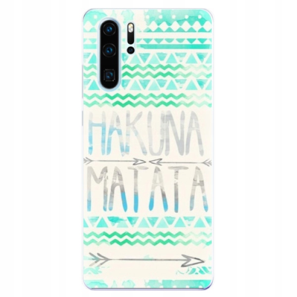 Silikonowe etui iSaprio Hakuna Matata Green do Huawei P30 Pro