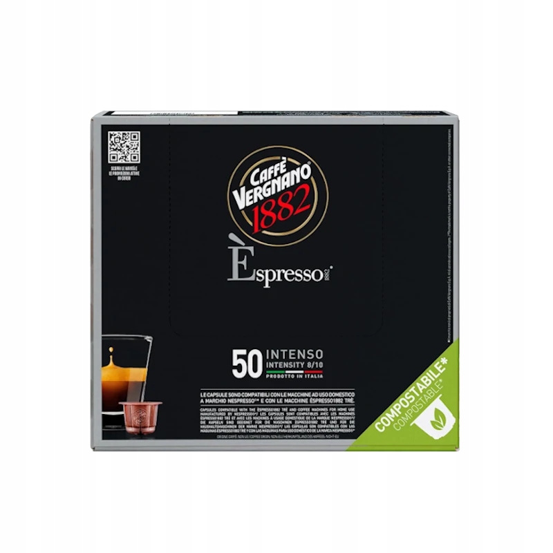 Levně Kapsle pro Nespresso Caffe Vergnano Espresso Intenso 50 Ks.