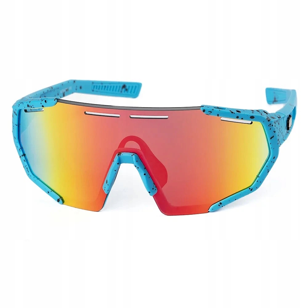 okulary Pitcha Space-XS Blue Matte Spot/Red