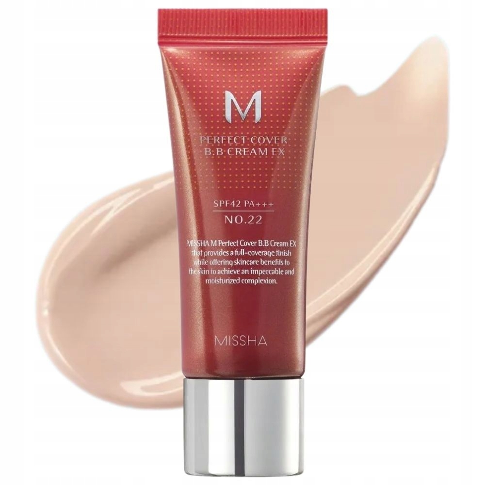 Krem matujący do twarzy nr 22 Missha M Perfect Cover Bb Cream 42 Spf 20 ml