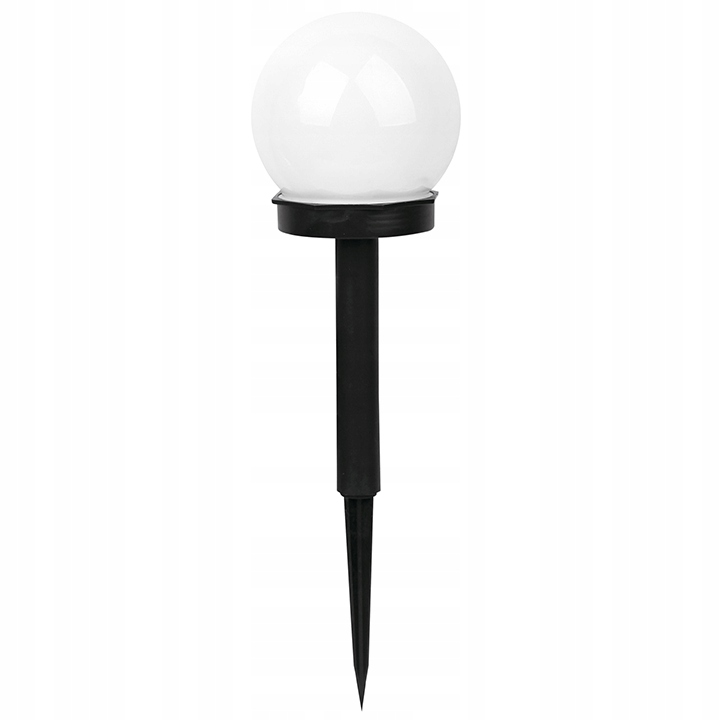 

Lampa Solarna Ogrodowa Led Kula Zewnętrzna Biała
