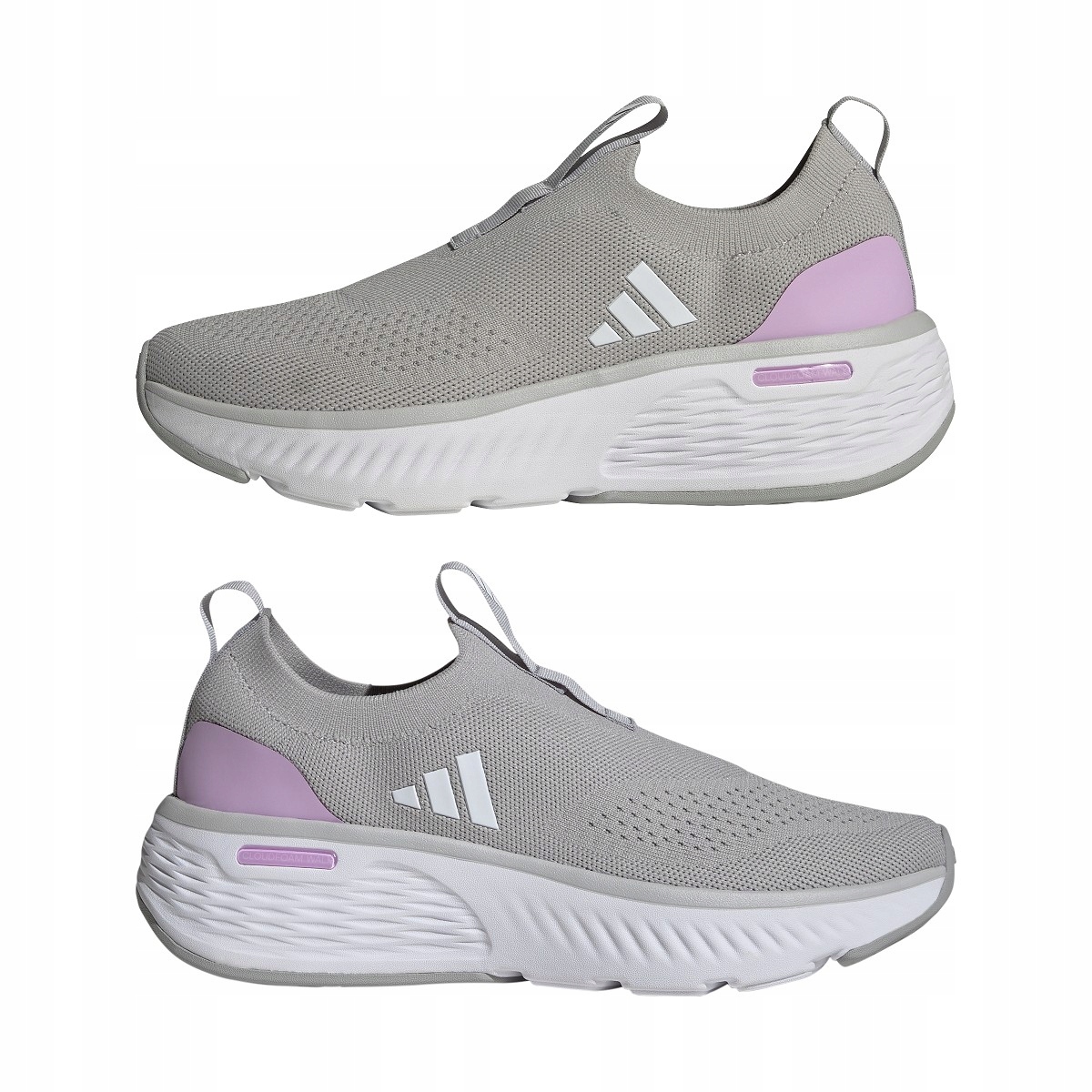 Dámské boty CloudFoam Go Sock adidas nazouvací šedé ID4038 vel. 40