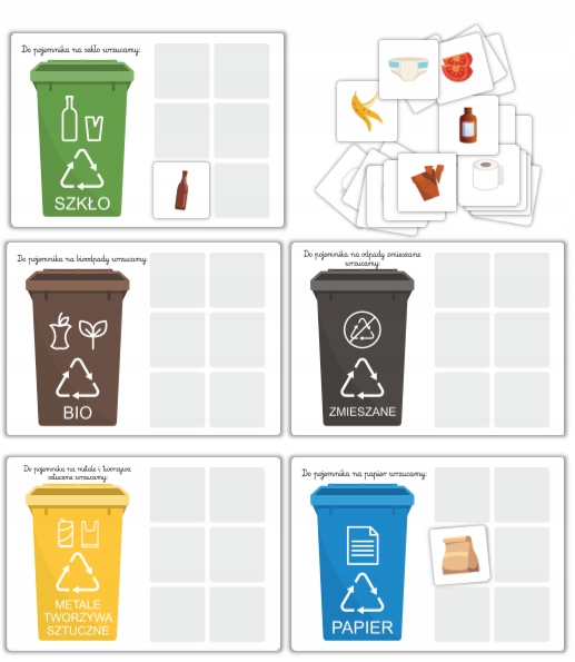 Zestaw edukacyjny "Segregacja śmieci"