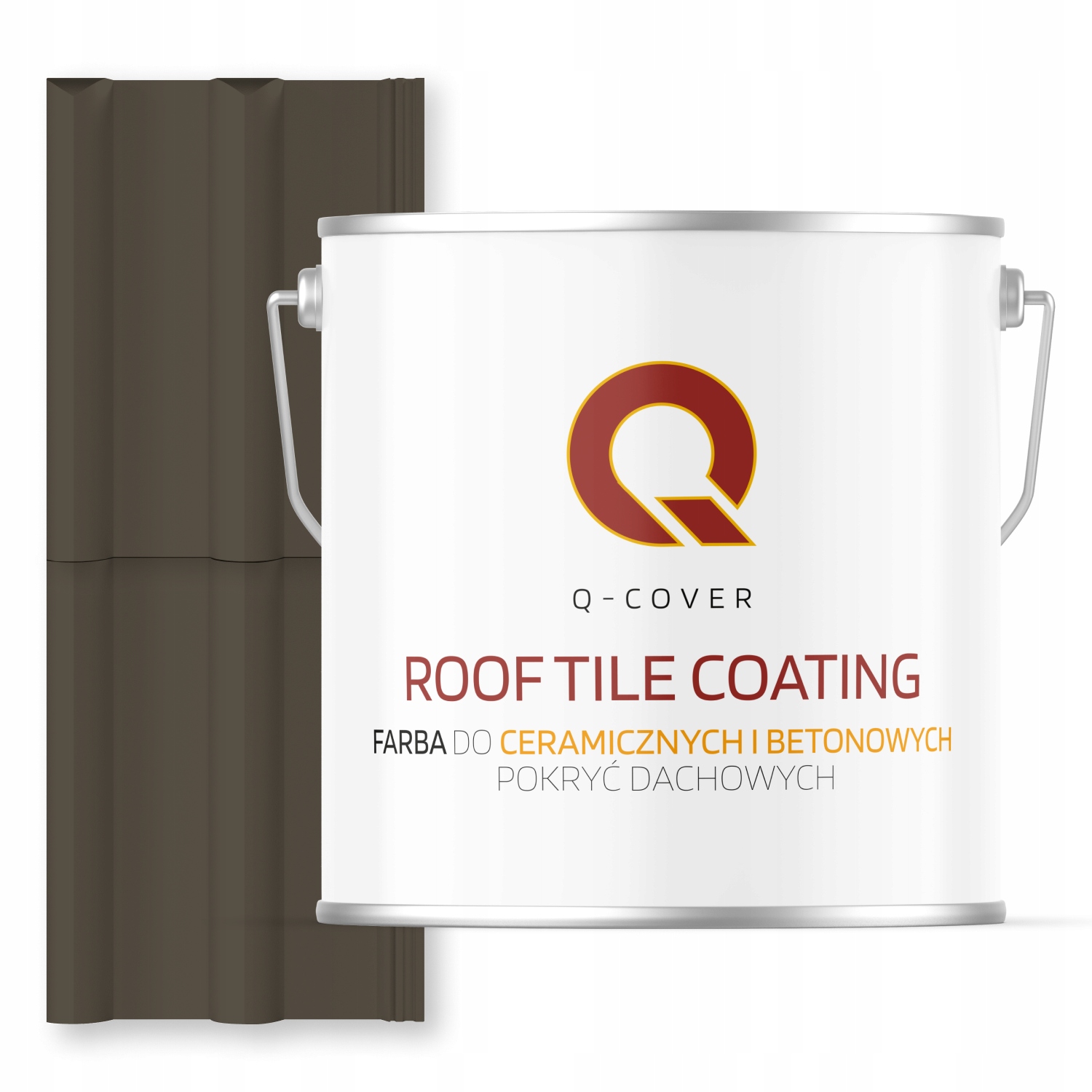 Farba Na Keramické Betónové Strechy Šedá Hnedá Ral 7013 5 L Lesk