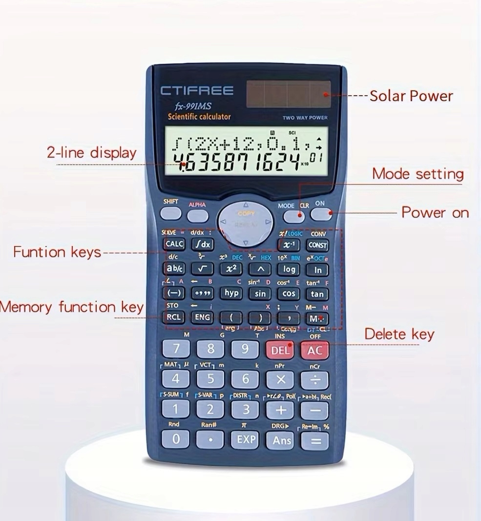 Инженерный калькулятор fx-991ms 401функция 2 линии