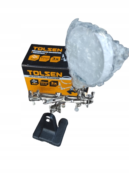 Zestaw Trzecia Ręka do Lutowania LUPA uchwyt TOP Moc 0 W