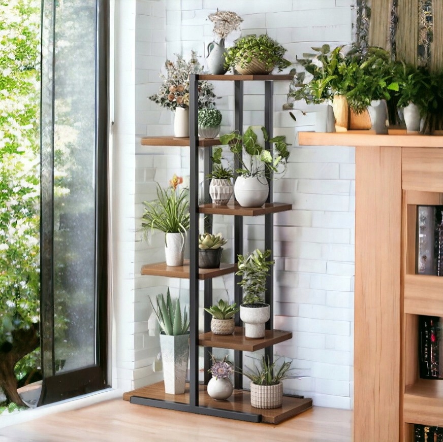 KWIETNIK STOJAK NA ROŚLINY KWIATY METALOWY REGAŁ LOFT Kod producenta SZ16CZ