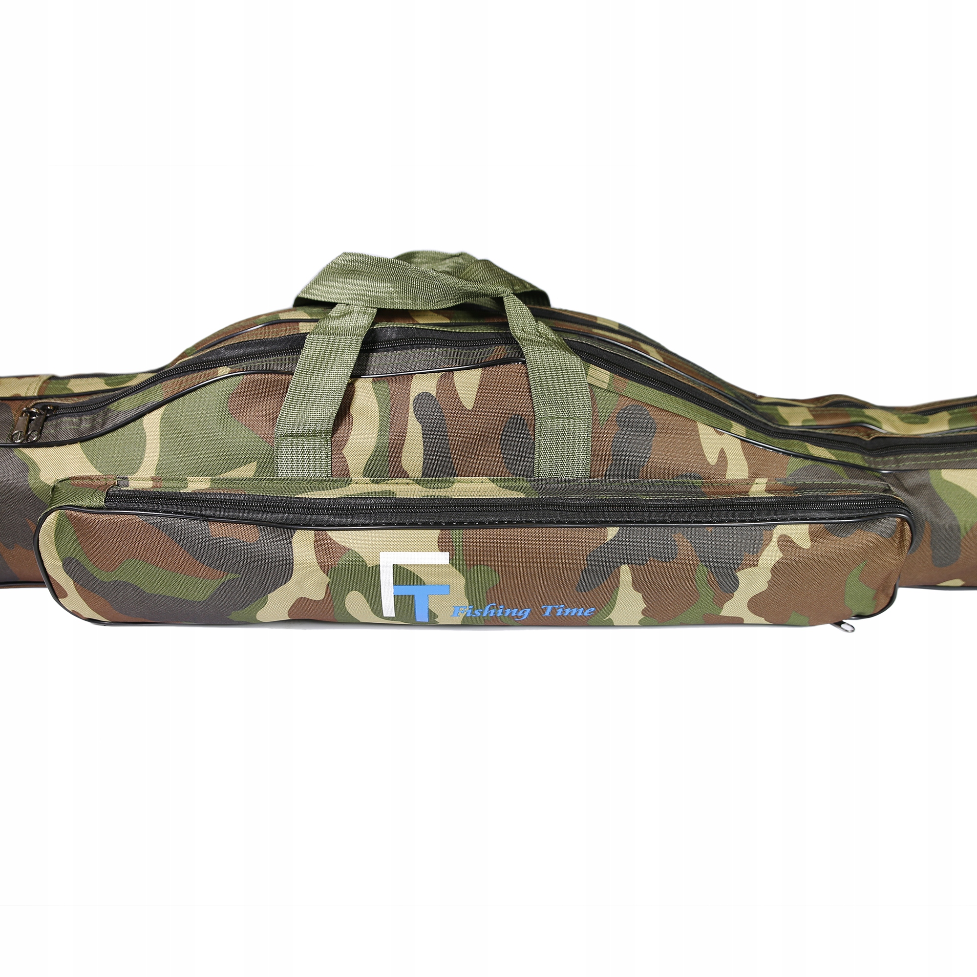 POKROWIEC WĘDKARSKI WODOODPORNY TORBA FUTERAŁ NA WĘDKI 2 KOMOROWY 80cm Model PW2K-80