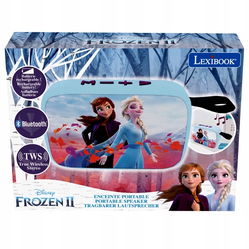 Przenośny Głośnik Z Radiem Disney Frozen Bluetooth Lexibook BT018FZ