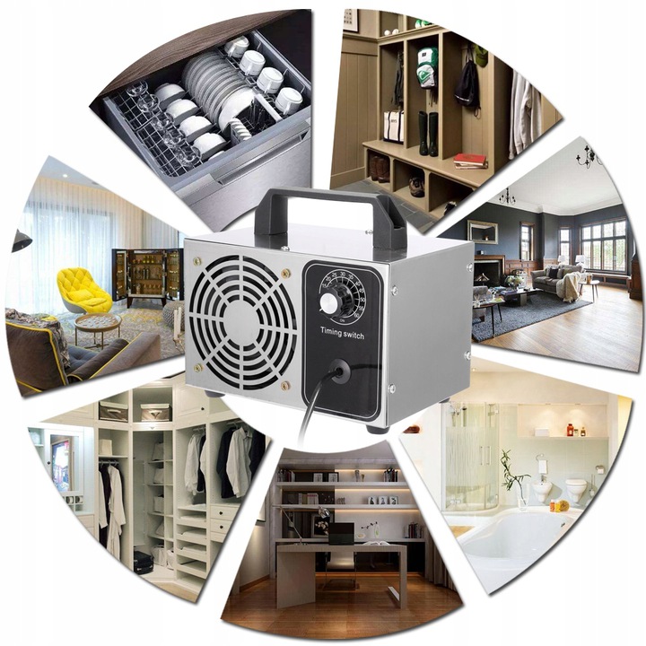 PRZENOŚNY OZONATOR GENERATOR OZONU 32G/H MOC Z PL! Kod producenta 791566513805