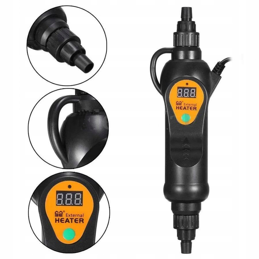 Levně Venkovní Průtokový Ohřívač EH-500W 20-35C Na Hadici 12 mm 16 mm 20 mm