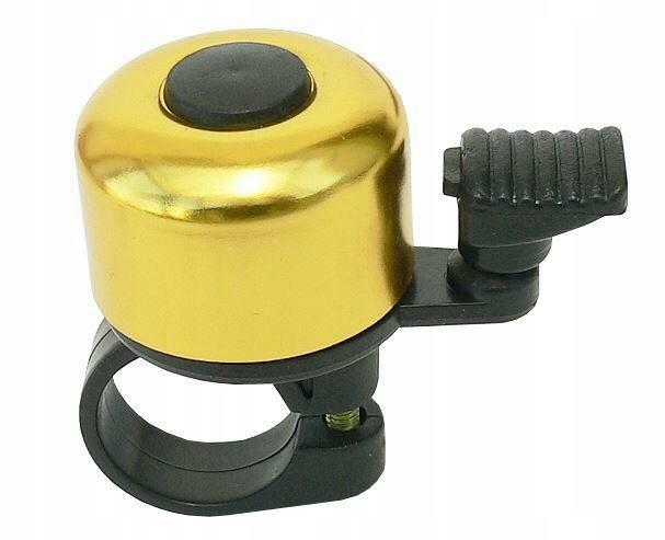 

Dzwonek do Roweru Rowerowy Metalowy Głośny Złoty
