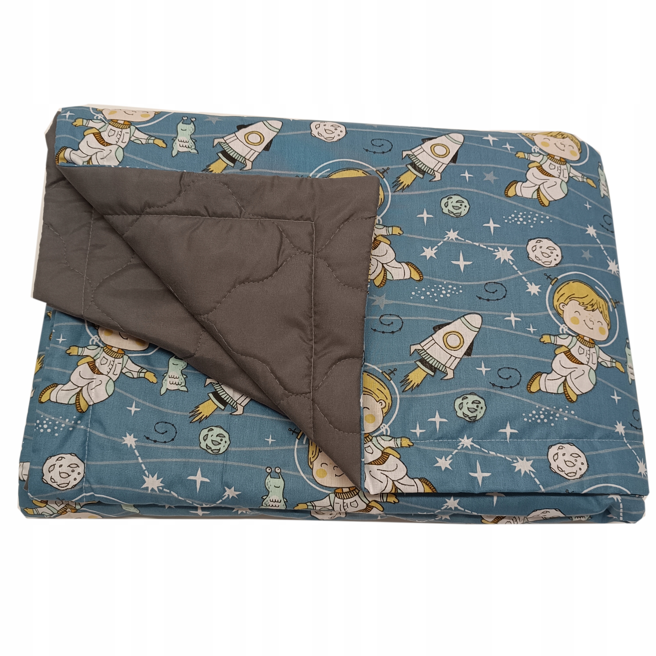 Přehoz na postel, pléd 90x180, dvoubarevný