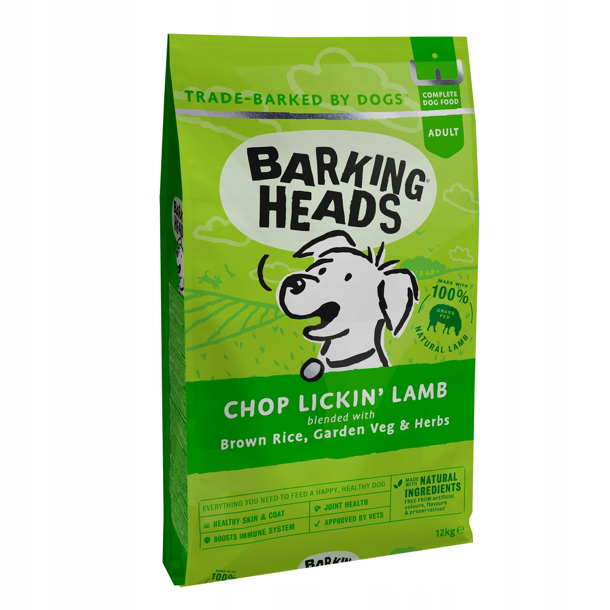 Levně Barking Heads Chop Linkin' Lamb všech dospělých psů Jehněčí 12kg