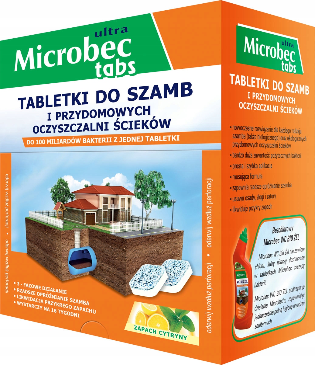 

Bros Microbec Ultra tabletki do szamb 16szt