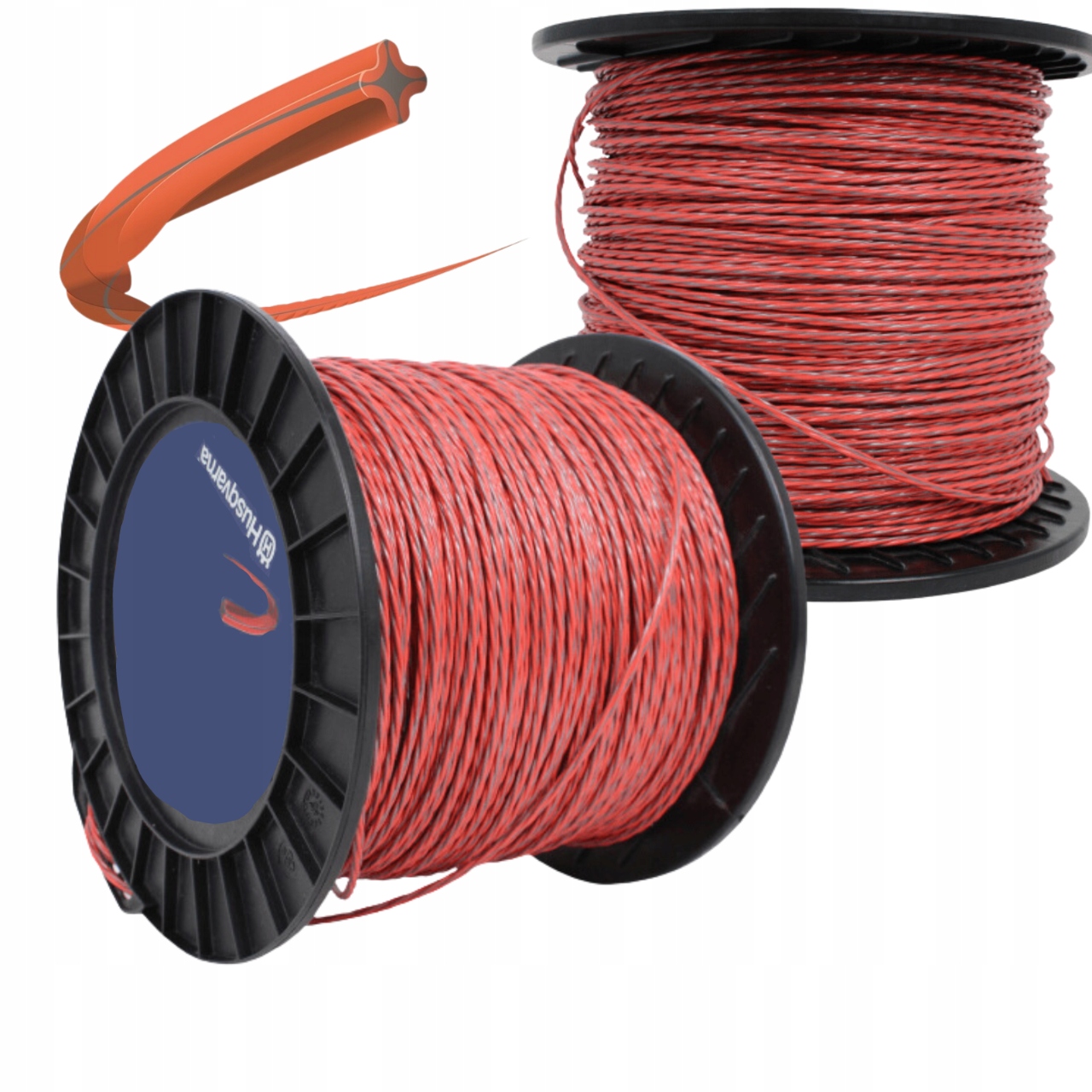 Struna/posilnená rezná šnúra Husqvarna Whisper Twist 2,7 x 210 m Pôvodná!