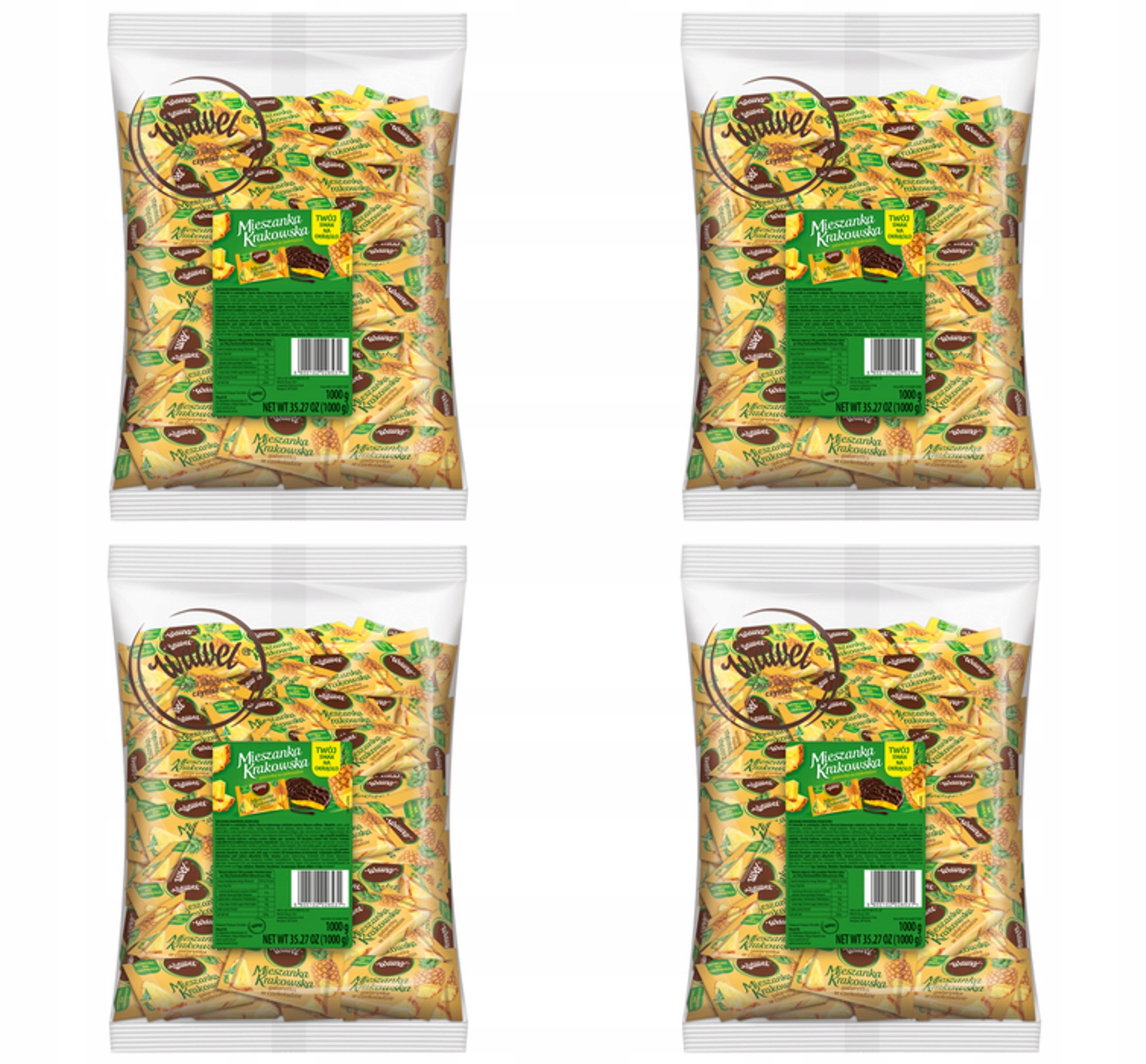 Wawel Ananasová krakovská směs 1 kg X4