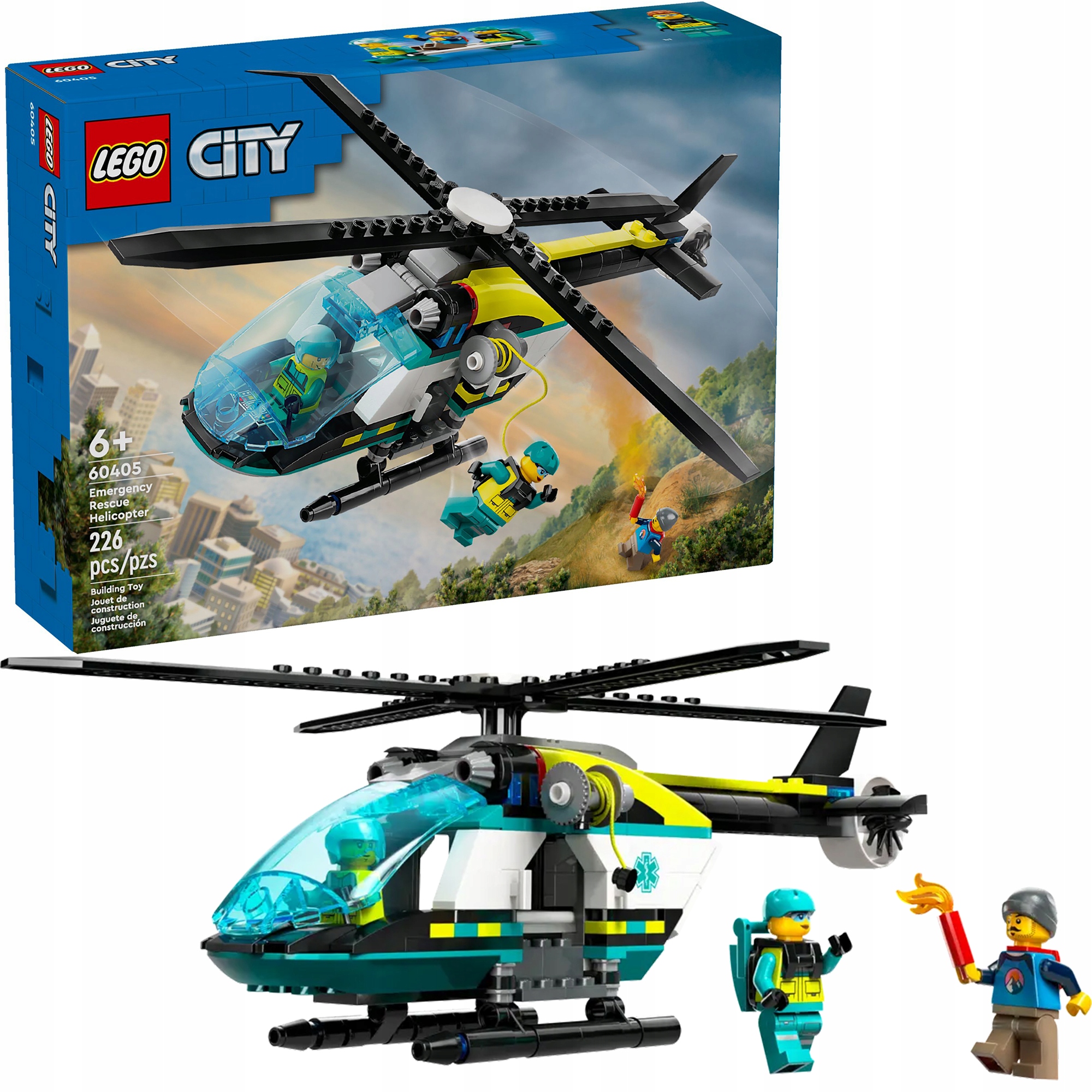 Lego 60405 City Záchranný vrtulník stavebnice Lego Nejlepší pro chlapce