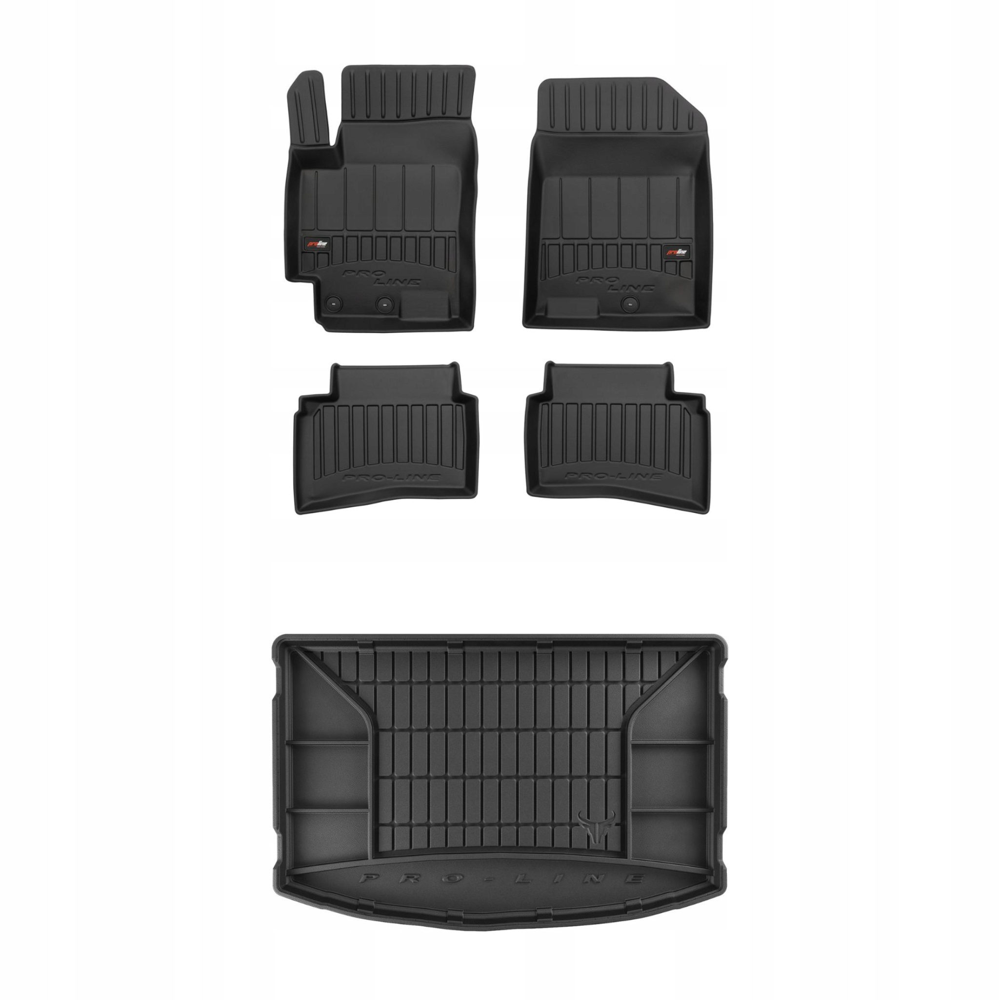 Sada gumových kobercov a rohoží pre Kia Rio IV 2016-2020