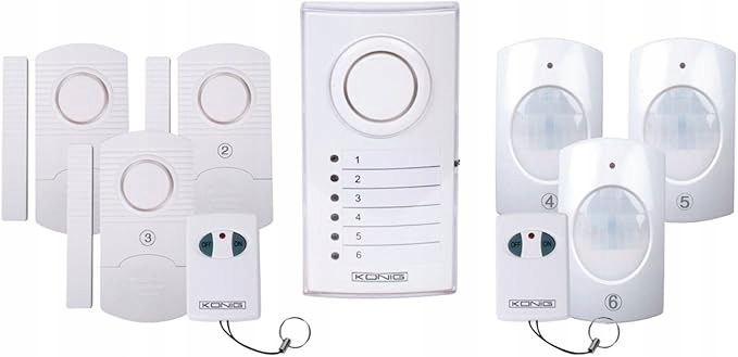Bezdrátový zabezpečovací systém Konig SAS-ALARM120