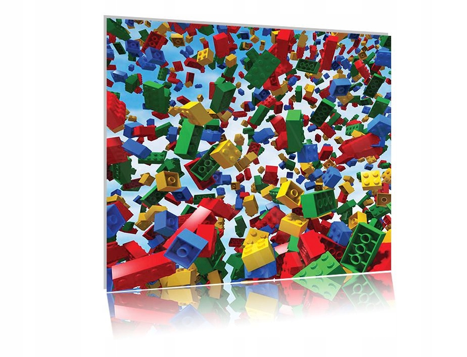 

Obraz szklany na szkle Lego 04 50x50