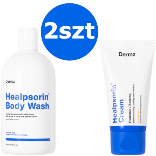 Zestaw Żel Krem Dermz Azs Hermz Healpsorin