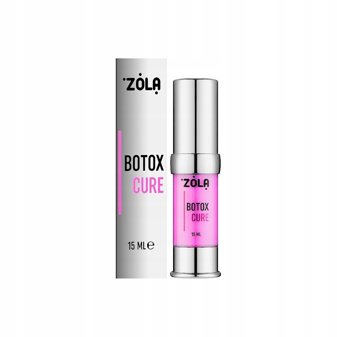 Růžová vyživující maska Btx na řasy a obočí 15 ml Cure Zola