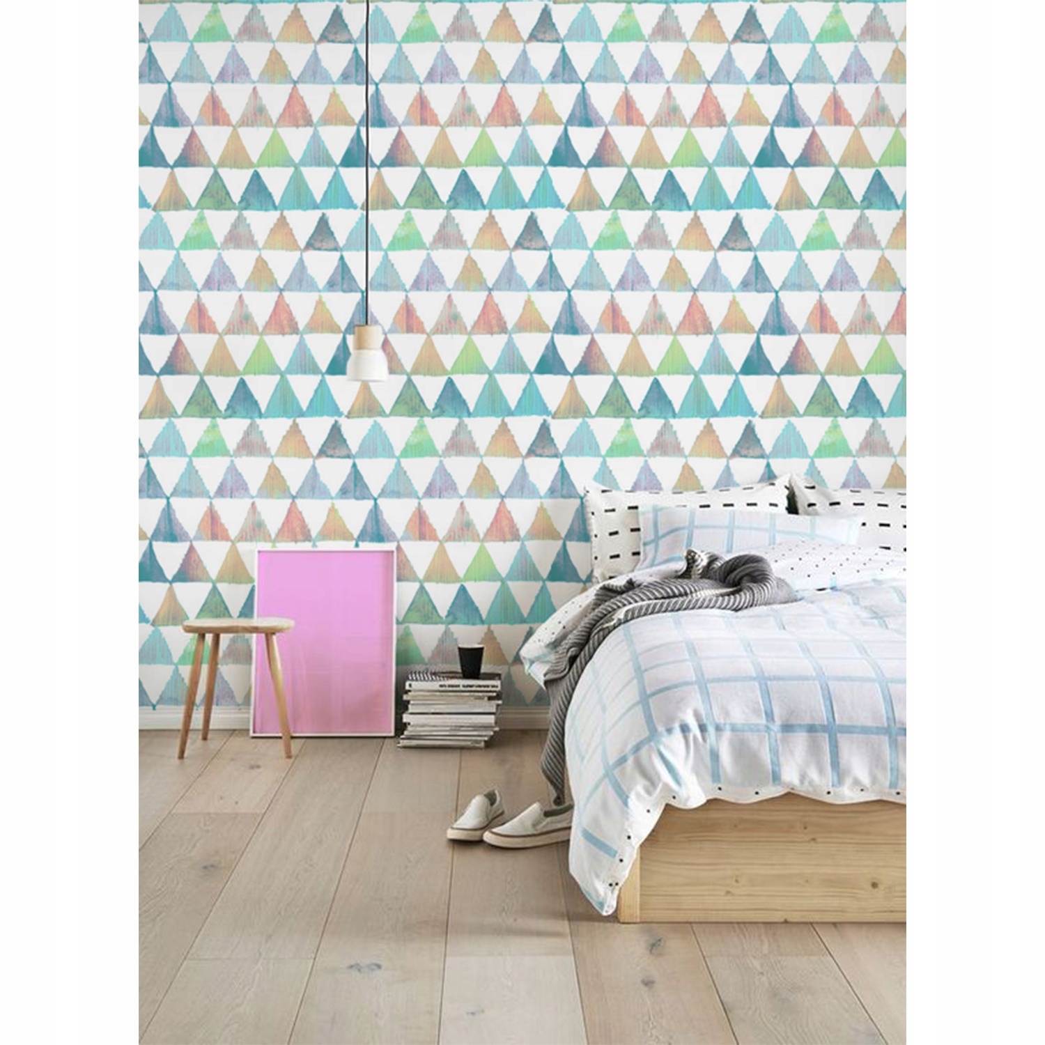 

Tapeta ścienna Prosty wzór geometryczny 416x254 cm