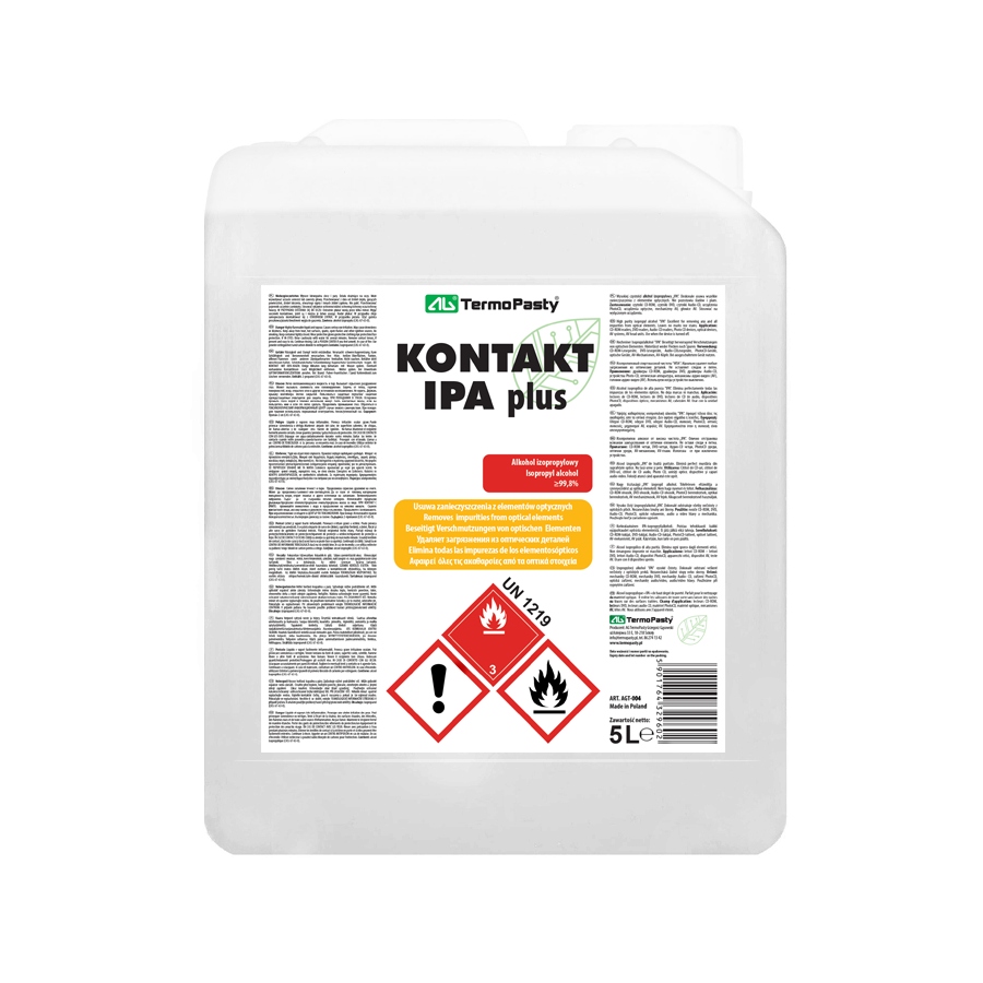 Kontakt Ipa+ isopropanol 5L účinný čisticí přípravek pro elektroniku