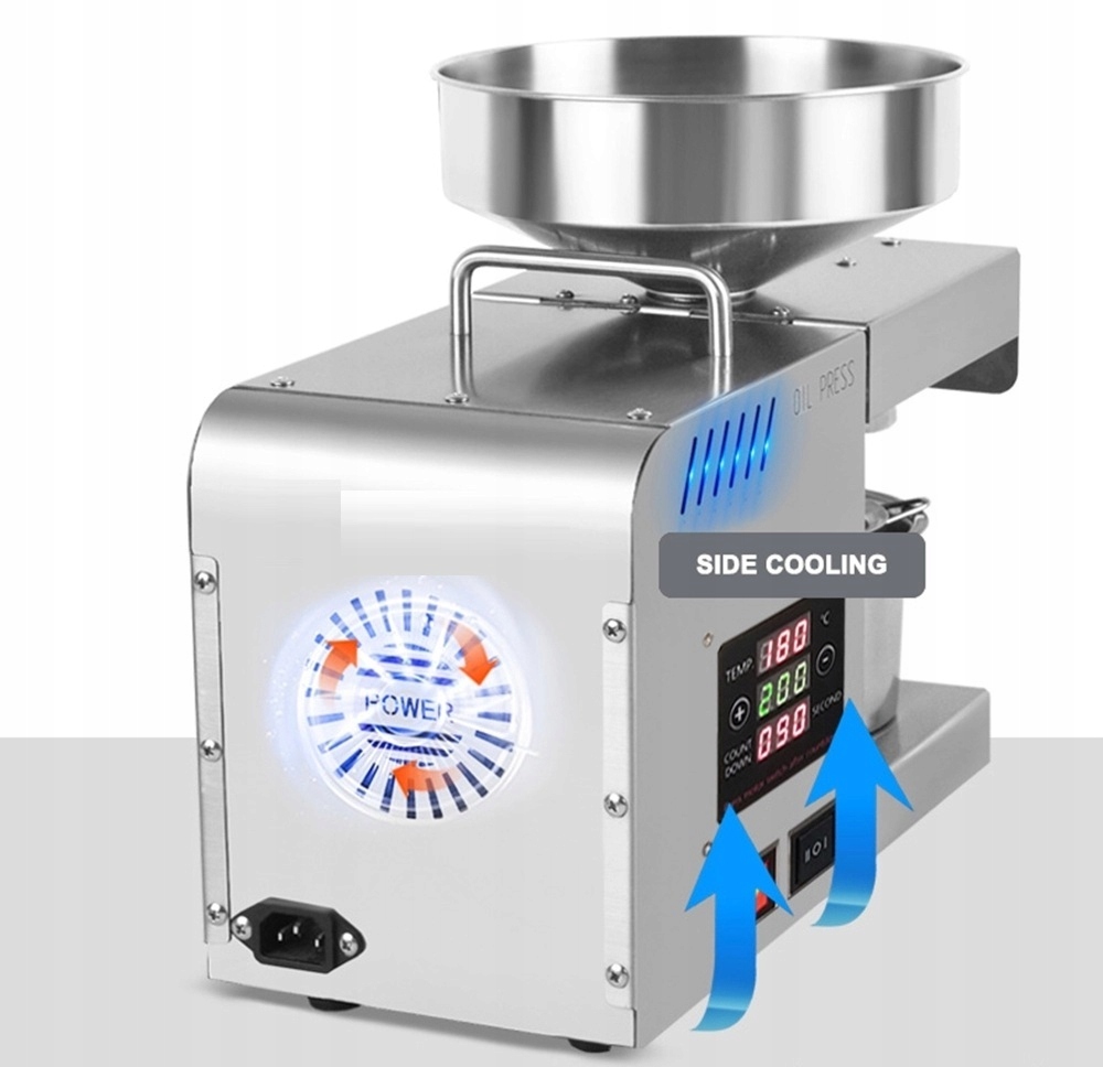 1500W nierdzewnej Automatyczna prasa do oleju Model 323