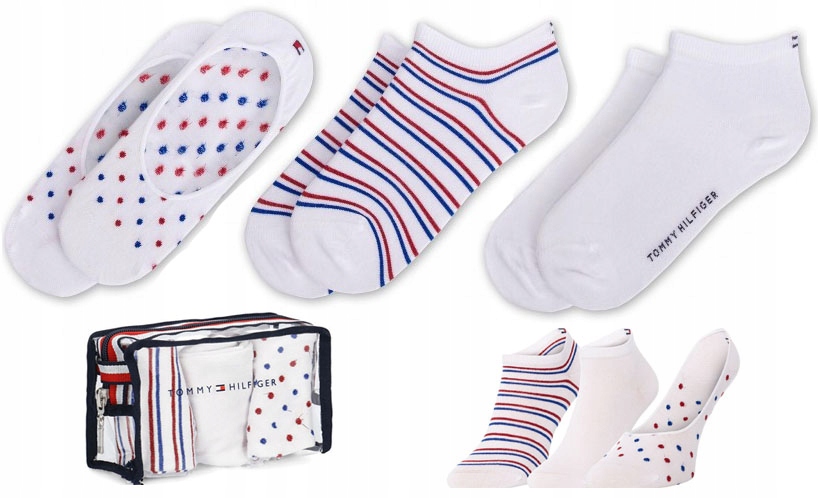 

Skarpetki Damskie Stopki Tommy Hilfiger 3PAK 39-42