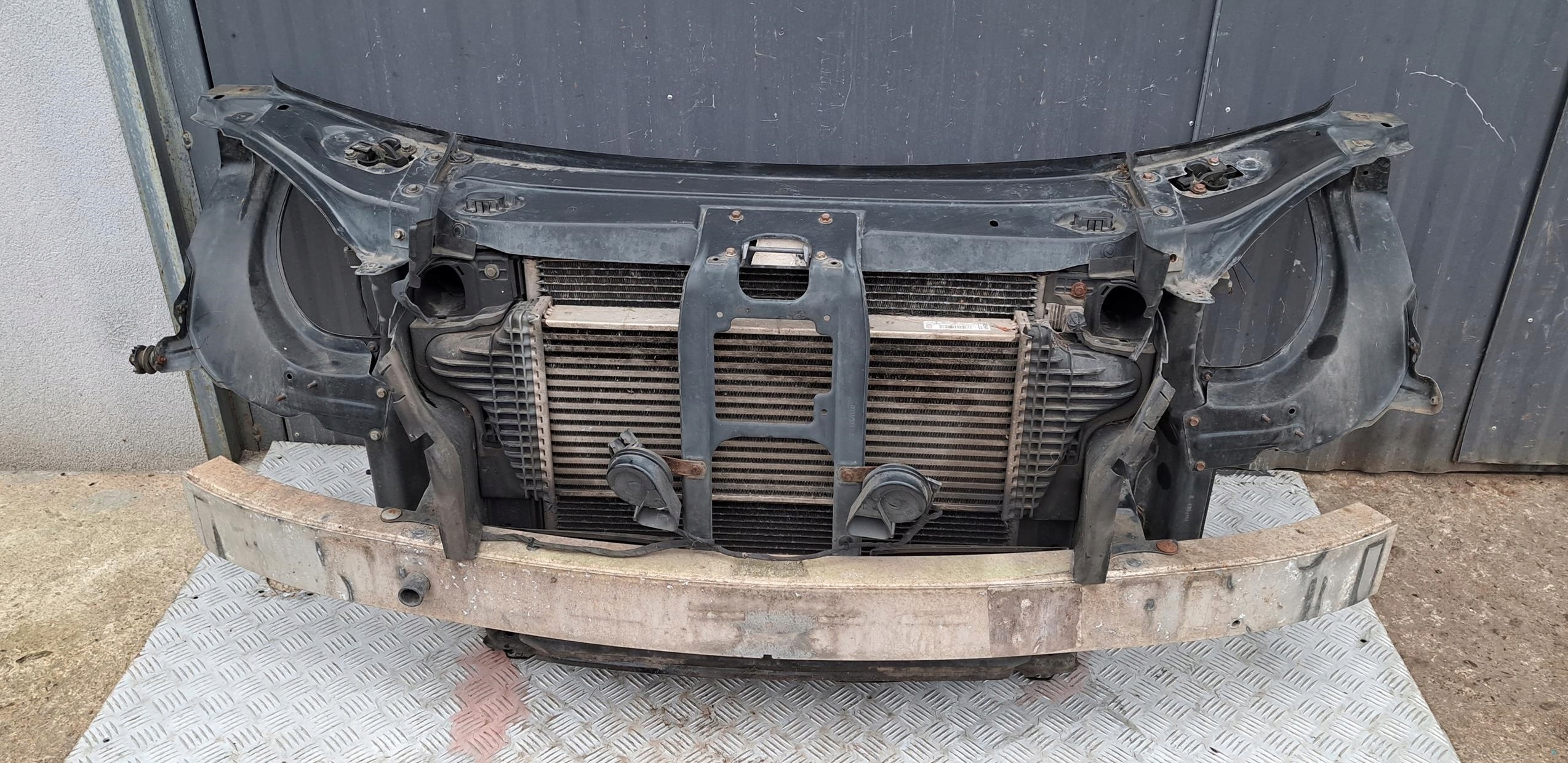 MERCEDES ML II W164 3.0CDI PAS PRZEDNI + CHŁODNICE + WENTYLATOR KOMPLETNY