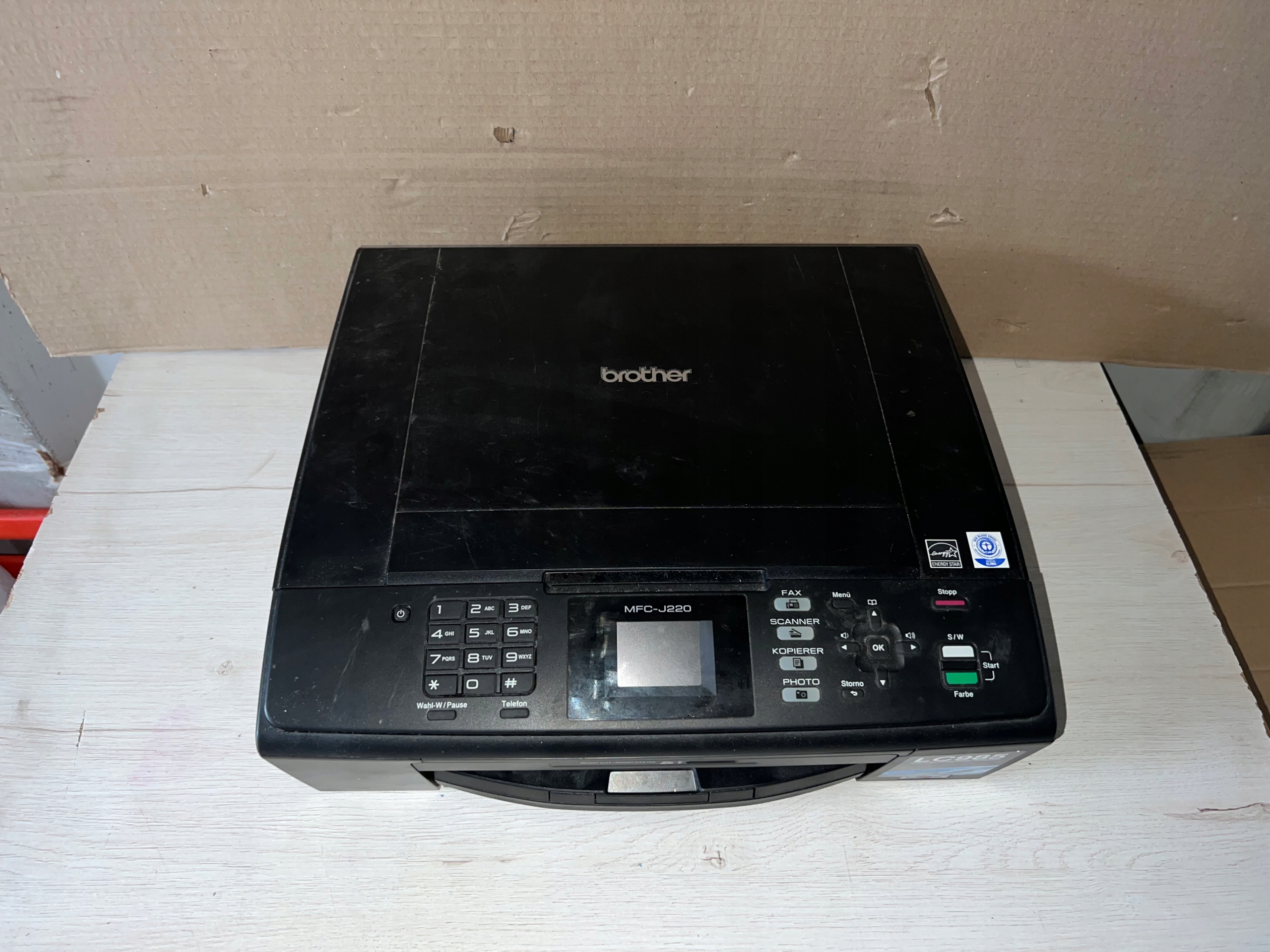 Drukarka BROTHER MFCJ220 ksero na tusze LC985 Sklep, Opinie, Cena w