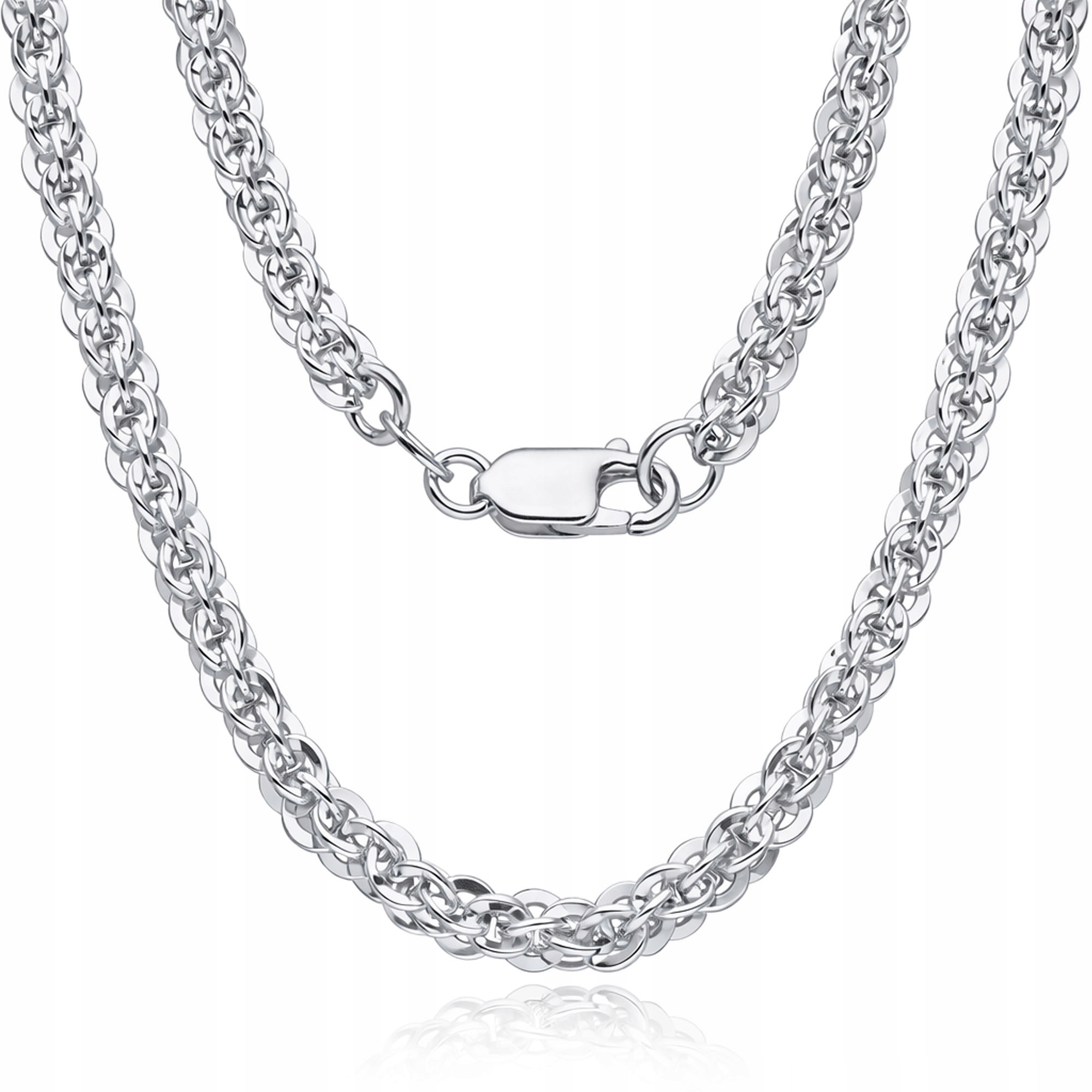 Stříbrný Řetízek Náhrdelník Silný Elegantní Rolo Dámský Pánský CRT9 55 cm