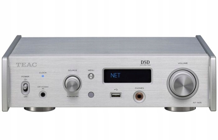 Teac NT-505-X Stříbrný Usb digitálně-analogový převodník