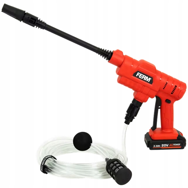 АККУМУЛЯТОРНАЯ МОЙКА ВЫСОКОГО ДАВЛЕНИЯ FERM 20V