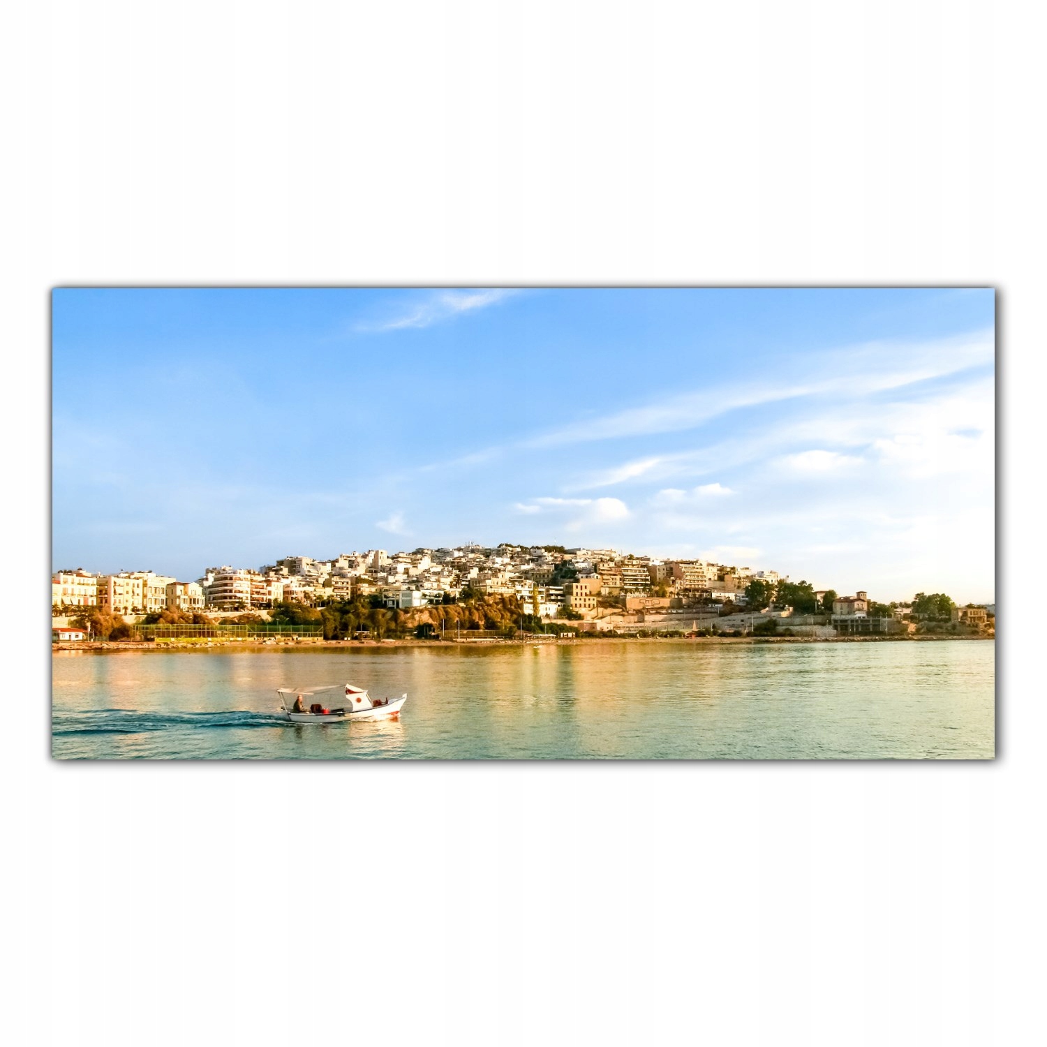 

Obraz na szkle Foto Łódka Jezioro Natura 100x50