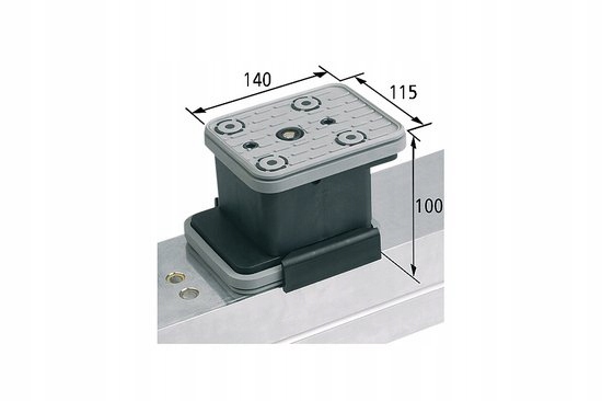 Schmalz Podtlakový blok pro trámové stoly 140 x 115 mm H100