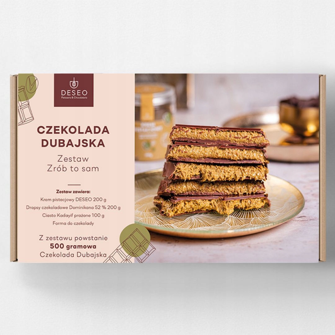 Levně Udělejte to sami: Sada Na Výrobu Dubajské Čokolády S Návodem Deseo