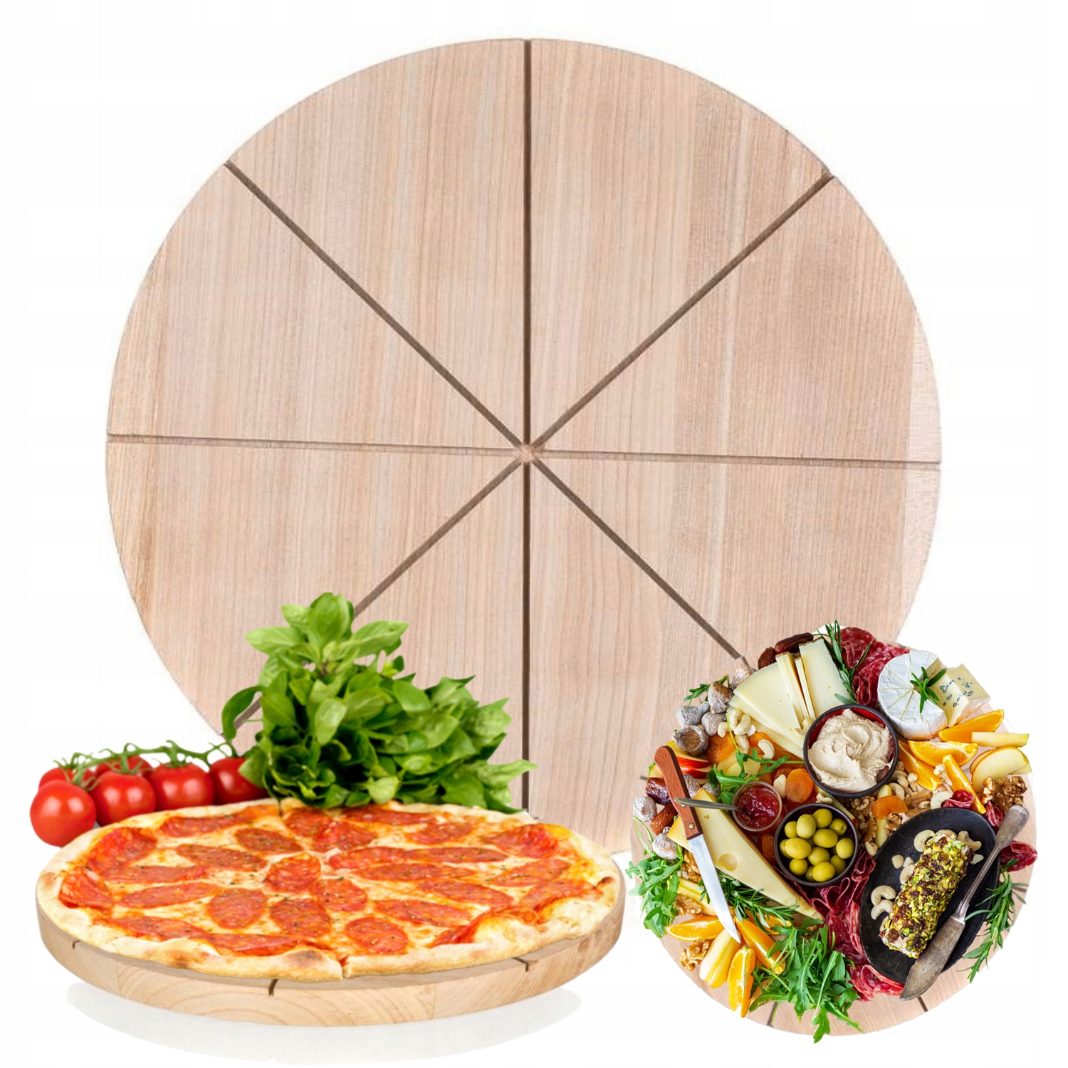 

Deska Do Pizzy Drewniana deska do krojenia pizzy