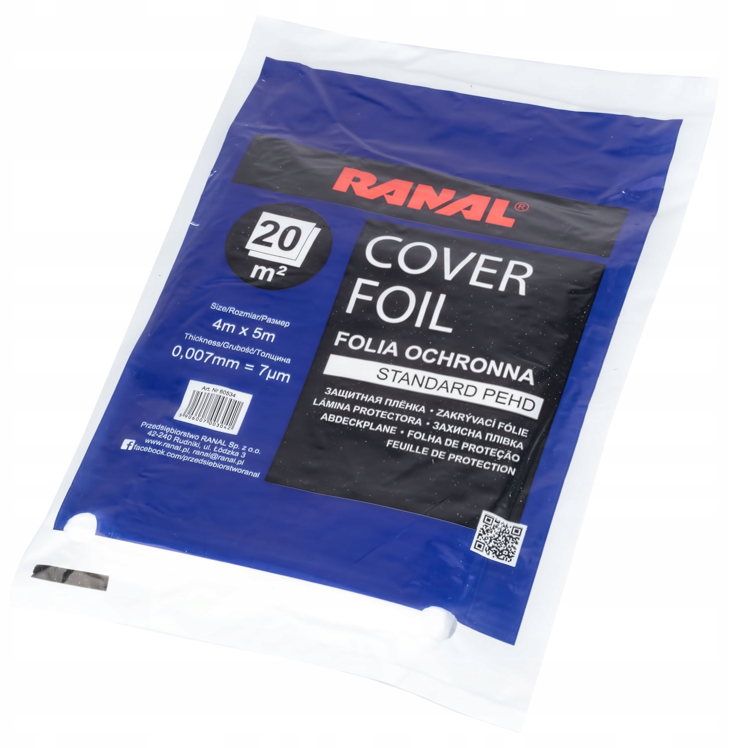 

Folia Ochronna, Malarska, Lakiernicza 4x5m