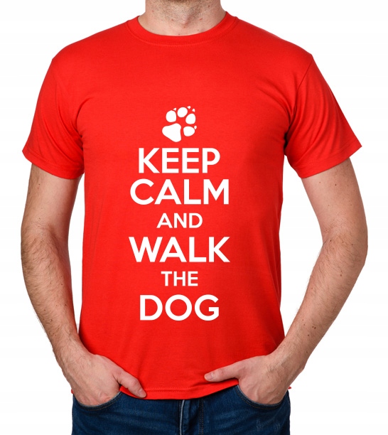 

koszulka Keep Calm And Walk The Dog prezent