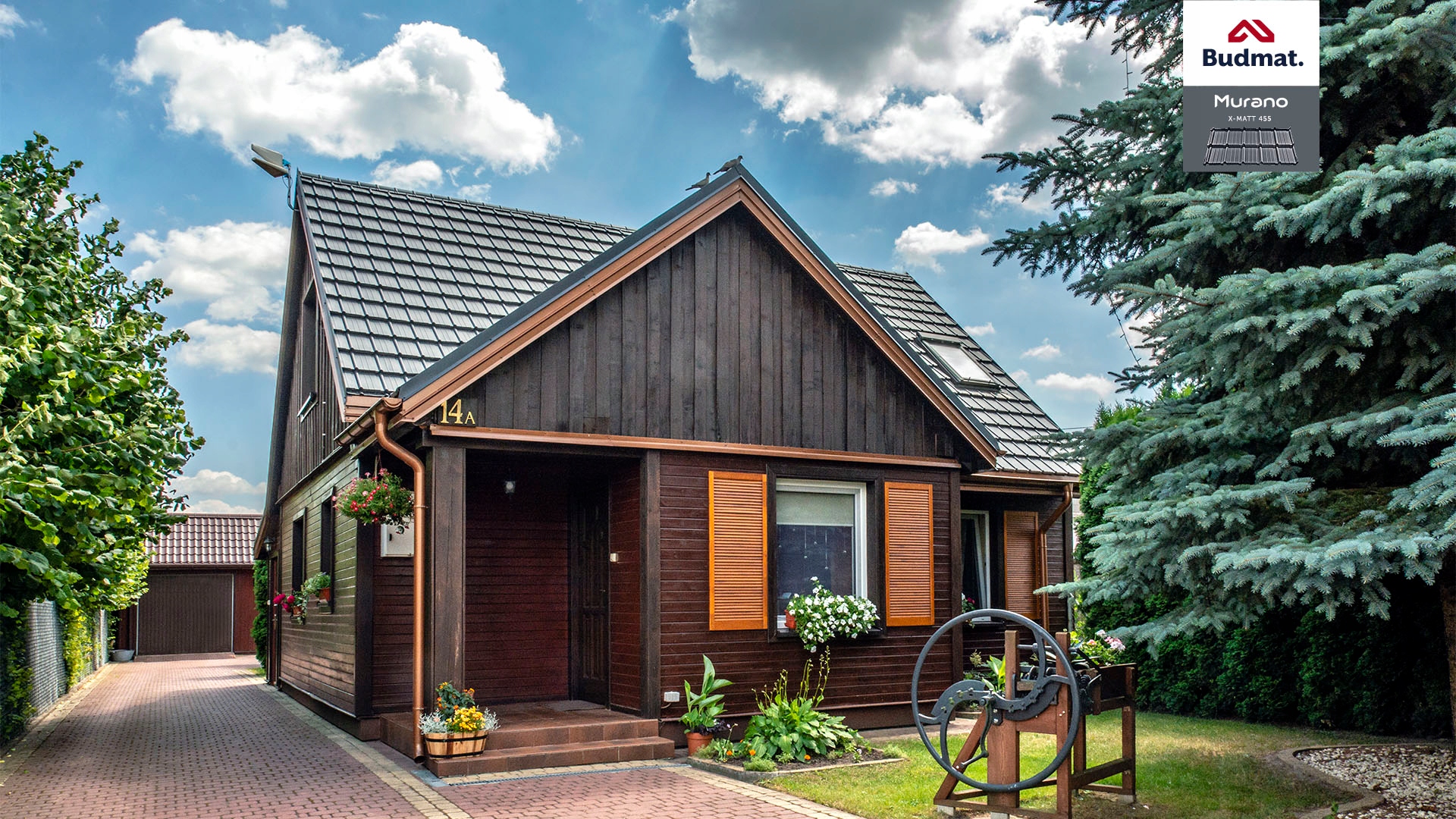 BLACHODACHÓWKA MODUŁOWA PŁASKA BUDMAT MURANO X-MAT Długość 0.725 m