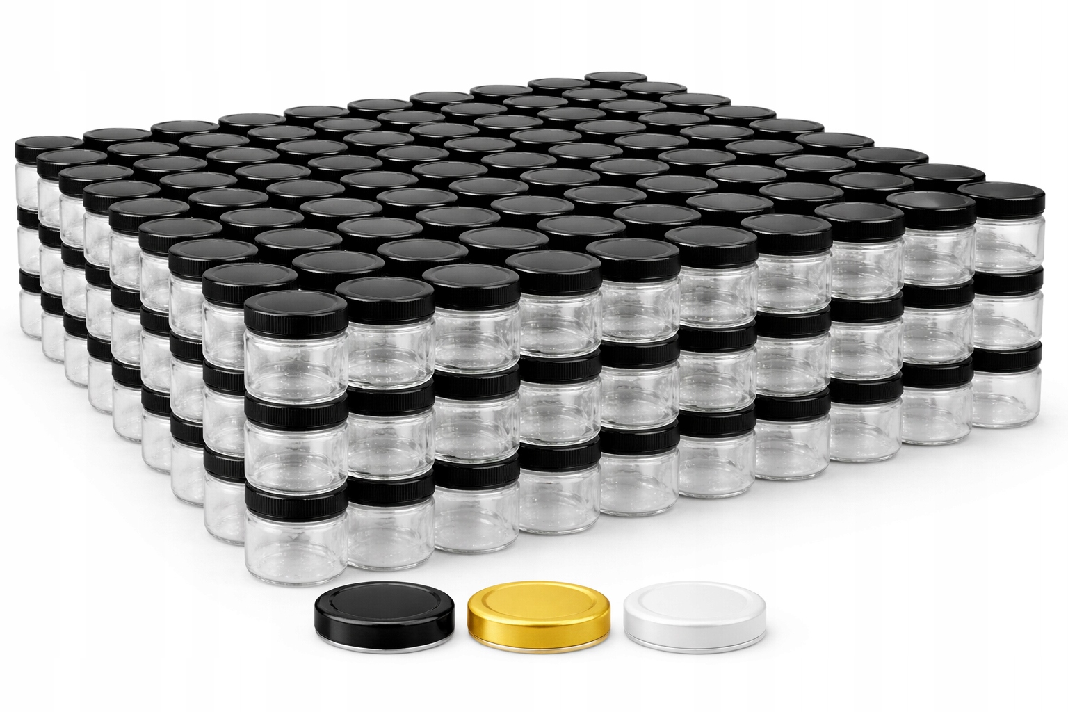 100 X Słoik Słoiczek 40 ML Z Zakrętką Atestowany Polska Huta Przyprawy Ślub