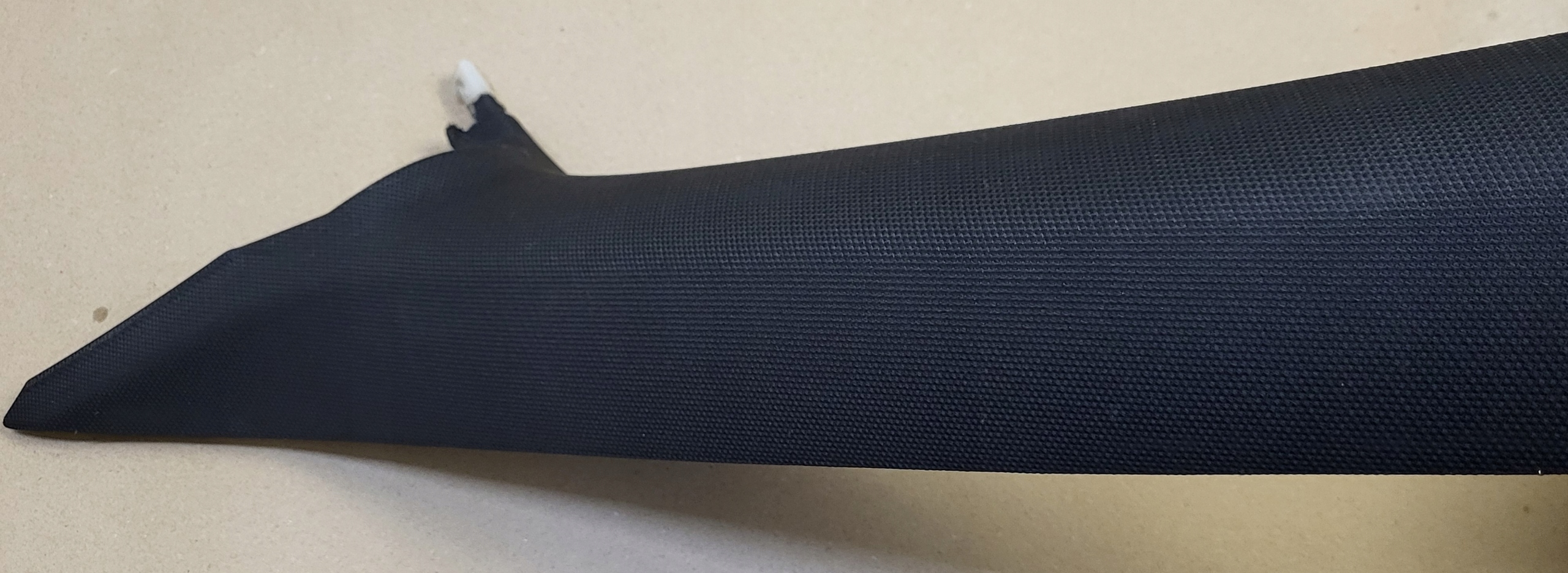 cover side SLUPKA A left front AUDI A5 8T COUPE S-LINE black, OE