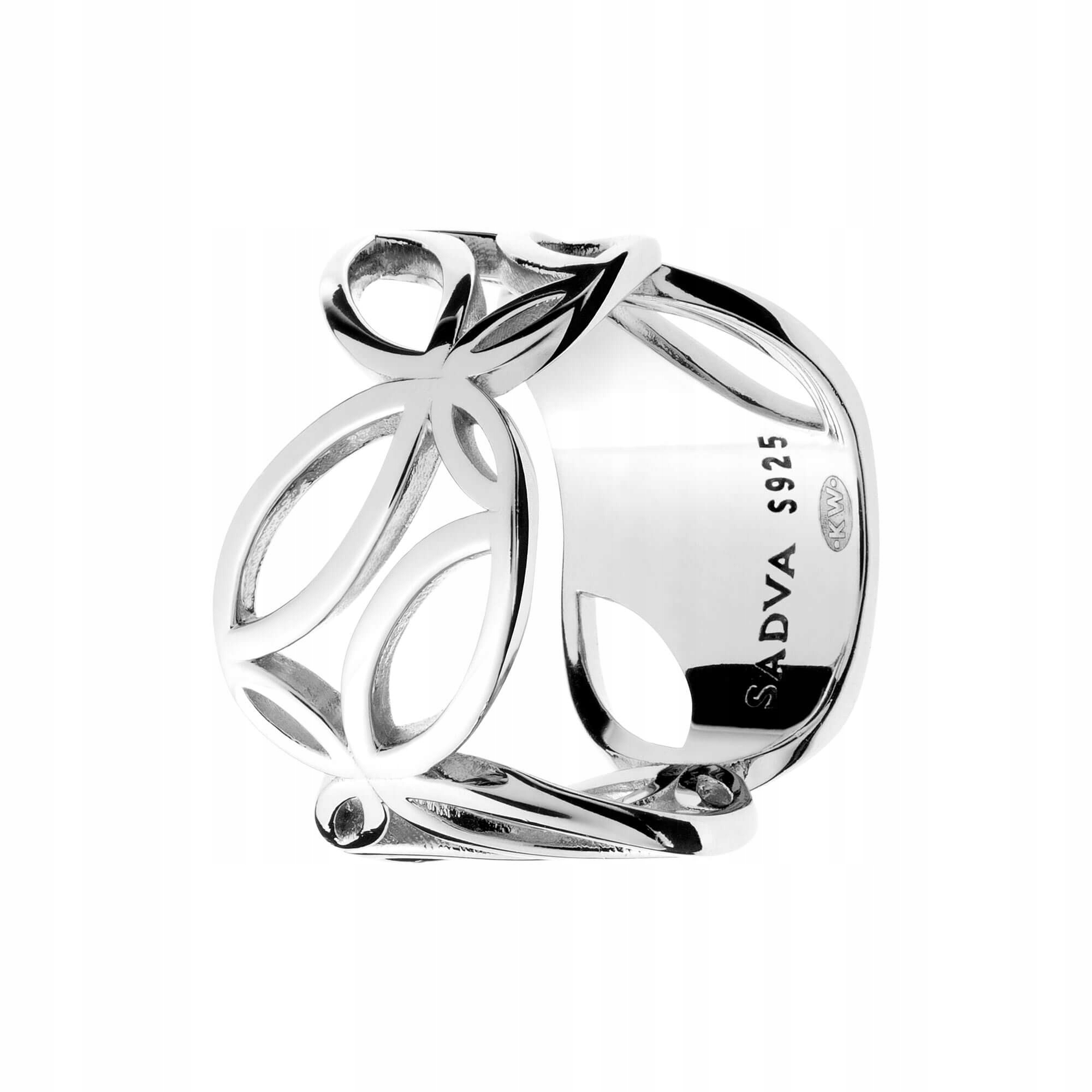 

Pierścionek srebrny ażurowy motyl Sadva