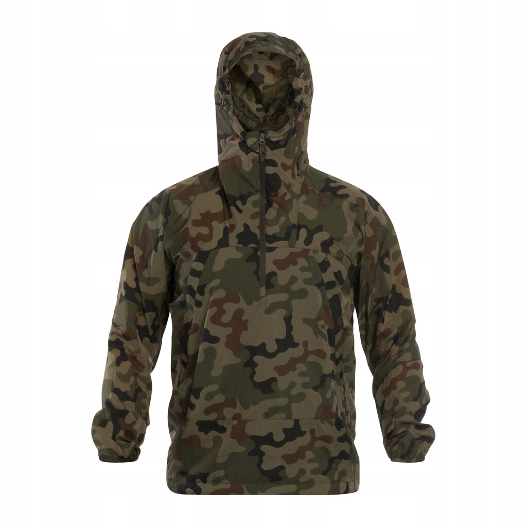 Pánská skládací větrovka maskáčový Helikon Windrunner Pl Woodland S