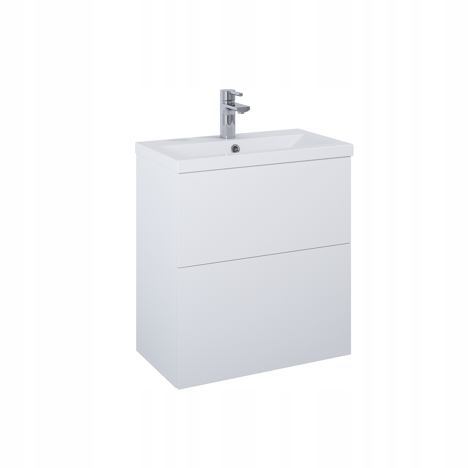 Szafka z umywalką Elita Kido 2S 50 cm biała mat