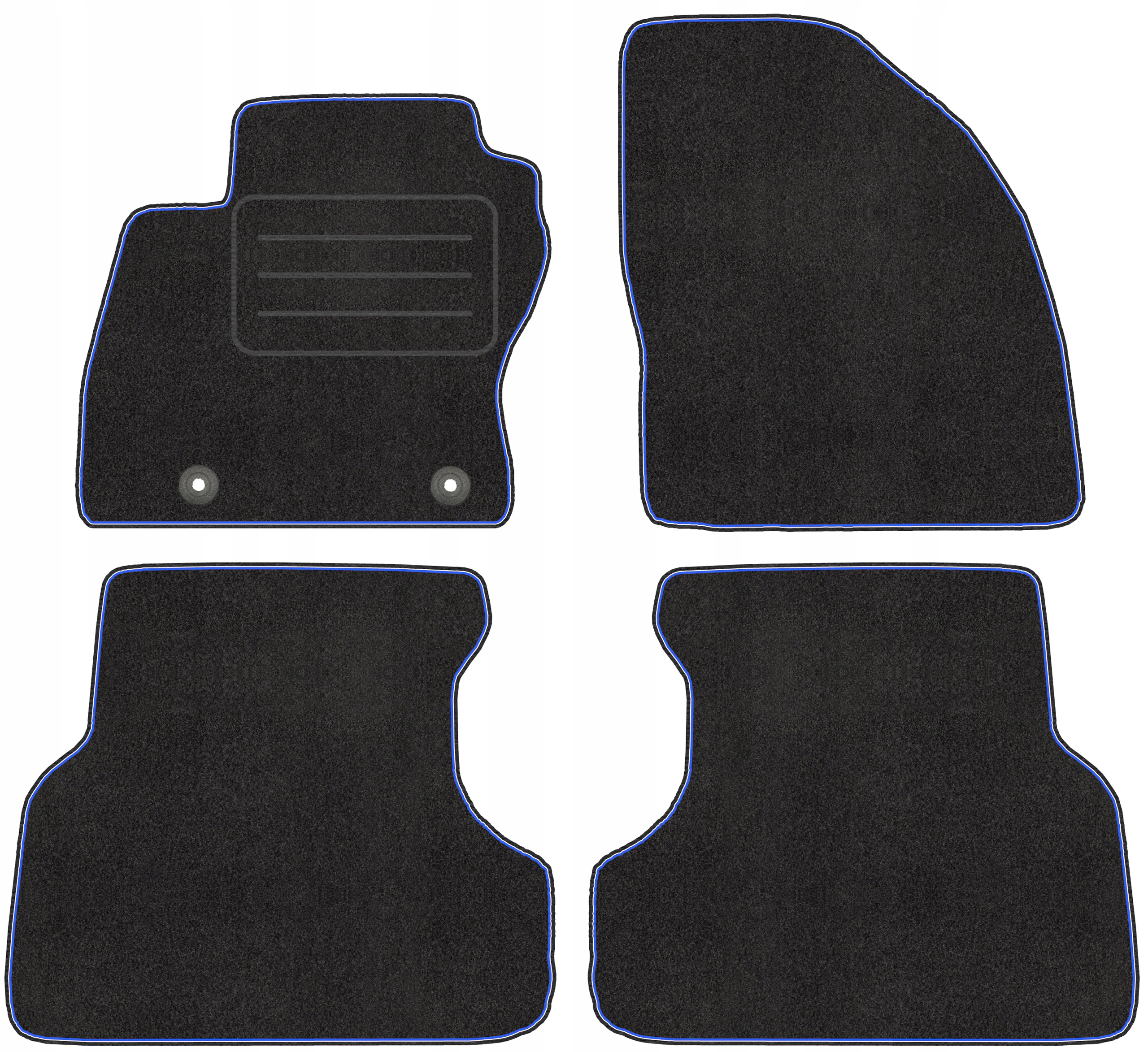 Полиамидные велюровые коврики для Ford Focus MK2