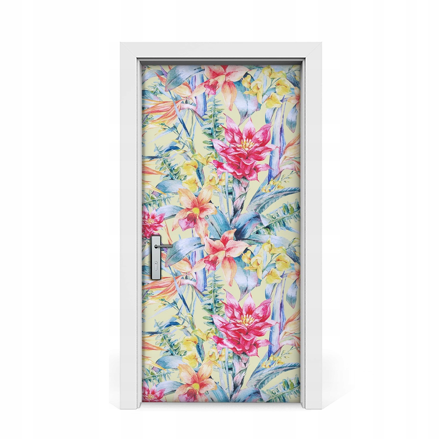 

Naklejka na drzwi Kolorowe kwiaty obraz 95x205